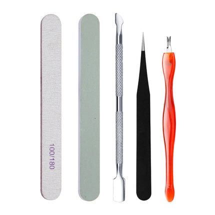 Complete Nail Art Manicure Kit - UV LED Lamp, Electric Drill, Brushes & Accessories.