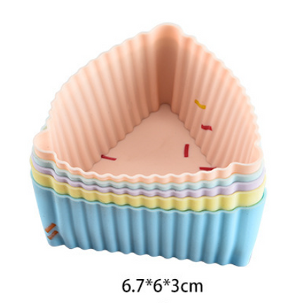 Style 10 Silicone Mini Cake Molds (30 Pack) -  For Cupcakes, Desserts (6.7x6x3cm).