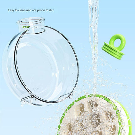 Red Portable Press-Release Ice Cube Maker Bottle - Makes 12 Cubes, Doubles as Bottle.
