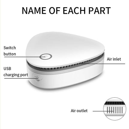 Portable Ozone Sterilizer & Deodorizer - For Fridge, Shoe Cabinet, Wardrobe.