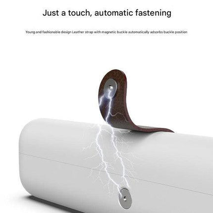 Travel UVC Toothbrush Sanitizer Box - Magnetic Closure, Rechargeable.