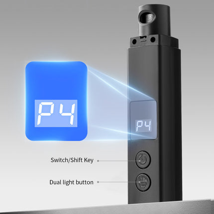 Black Professional Pet Nail Grinder Kit - LCD, LED, Laser, for Dogs & Cats.