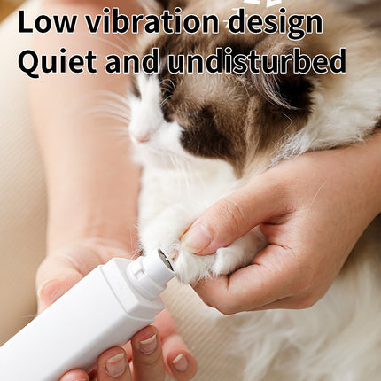 Black Professional Pet Nail Grinder Kit - LCD, LED, Laser, for Dogs & Cats.