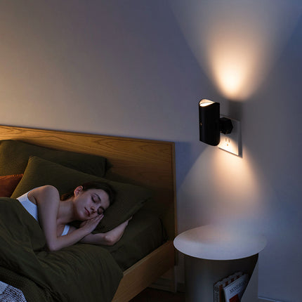 Energy Saving Plug-in LED Nightlight - Smooth Dimming, Auto Sensor.