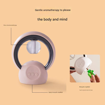 White Smart Mosquito Repeller & Humidifier - 3 Modes, Night Light, USB, Quiet Operation.