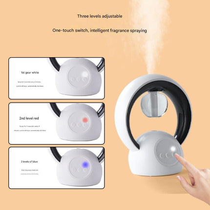 White Smart Mosquito Repeller & Humidifier - 3 Modes, Night Light, USB, Quiet Operation.