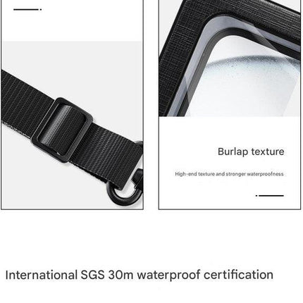 Blue 2-Pack Universal IPX8 Waterproof Phone Pouch with Lanyard - Touch Sensitive Case for Swimming & Outdoor Sports.
