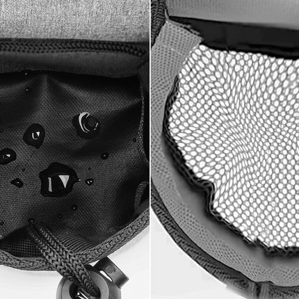 2 Pcs Black Hands-Free Luggage Handle Travel Cup Holder & Organizer Pouch.