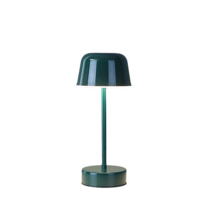 Yellow Modern Minimalist LED Table Lamp - Rechargeable Touch Control Desk Light.