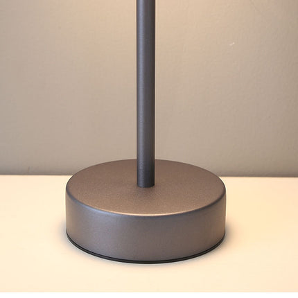 Yellow Modern Minimalist LED Table Lamp - Rechargeable Touch Control Desk Light.