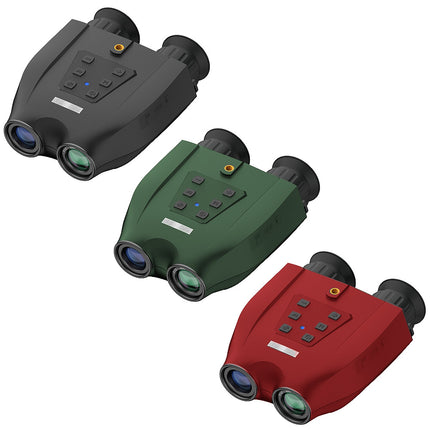 Black Professional HD Digital Night Vision Binoculars - 6X Optical Zoom, IR Illumination, Record 2.5K Video & 48MP Photos.