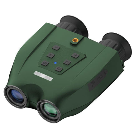 Green Professional HD Digital Night Vision Binoculars - 6X Optical Zoom, IR Illumination, Record 2.5K Video & 48MP Photos.
