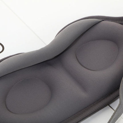 2 Pcs Green 3D Contoured Eye Mask - Total Blackout, Pressure-Free Memory Foam, Skin-Friendly & Breathable for Deep Rest.