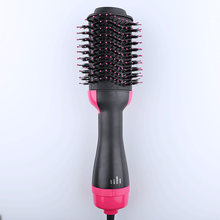 Pink And Grey One-Step Hair Dryer & Volumizer Hot Air Brush - Salon Styler for Drying, Smoothing & Volume.