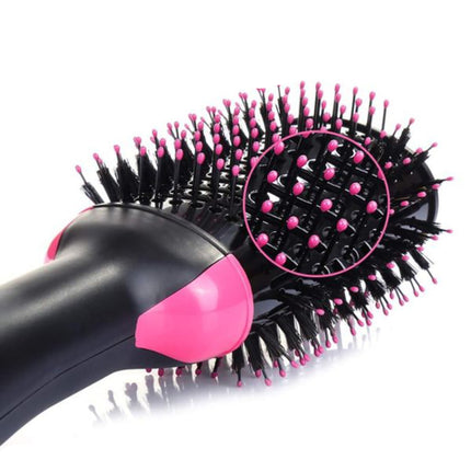 Gold And Grey One-Step Hair Dryer & Volumizer Hot Air Brush - Salon Styler for Drying, Smoothing & Volume.