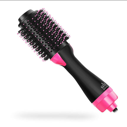 Gold And Grey One-Step Hair Dryer & Volumizer Hot Air Brush - Salon Styler for Drying, Smoothing & Volume.