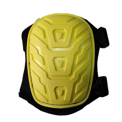 1 Pair Yellow Professional Hard Shell Knee Pads - Heavy Duty Protection for Work, Construction, Gardening & Outdoor Sports.