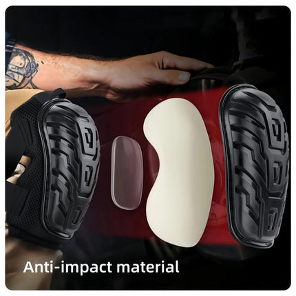 1 Pair Yellow Professional Hard Shell Knee Pads - Heavy Duty Protection for Work, Construction, Gardening & Outdoor Sports.