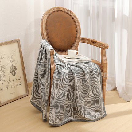 Grey Luxurious Paisley Jacquard Throw Blanket - Soft Wool Blend with Tassels, 120x150cm, Lightweight Sofa & Nap Blanket.