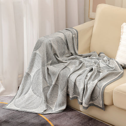 Grey Luxurious Paisley Jacquard Throw Blanket - Soft Wool Blend with Tassels, 120x150cm, Lightweight Sofa & Nap Blanket.