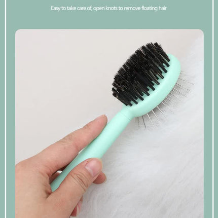 Green And Blue Complete 5-in-1 Pet Grooming Care Kit - Professional Deshedding Brushes, Combs & Nail Clippers Set for Dogs & Cats.