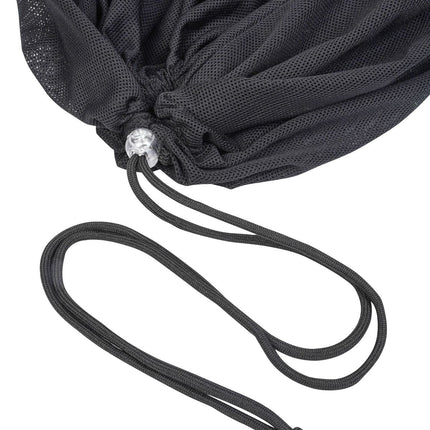 Black Breathable Pet Sling Carrier for Small Dogs & Cats - Adjustable Hands-Free Travel Pouch with Safety Leash & Pocket.