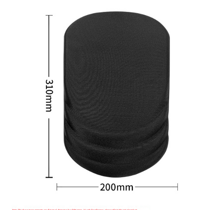 Blue Pattern Ergonomic Mouse Pad with 3D Silicone Gel Wrist Rest - Stylish Comfort & Support for Office & Home.