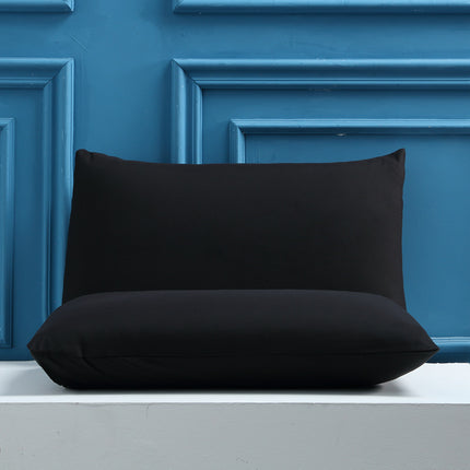 Black Ultra Soft Brushed Waterproof Pillow Protectors (Set of 2) - 50x70cm, Stain & Spill Guard for Bed Pillows(Note: pillow core not included).