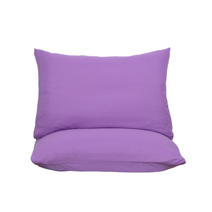 Purple Ultra Soft Brushed Waterproof Pillow Protectors (Set of 2) - 50x70cm, Stain & Spill Guard for Bed Pillows(Note: pillow core not included).