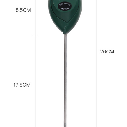2 Pcs Black Soil Moisture Meter - Accurate Plant Water Monitor for Garden & Potted Plants, No Batteries Needed.