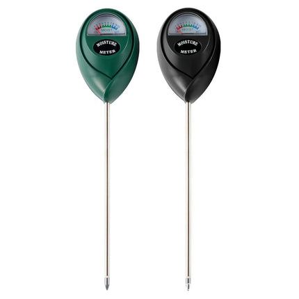 2 Pcs (1 Green + 1 Black) Soil Moisture Meter - Accurate Plant Water Monitor for Garden & Potted Plants, No Batteries Needed.