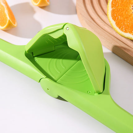 3 Pcs Yellow Easy-Squeeze Manual Citrus Juicer - Durable Lemon & Orange Squeezer with Pour Spout, Food-Grade PP.