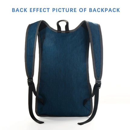 Navy Blue Ultra Lightweight Packable Backpack - Foldable Daypack for Hiking & Travel.