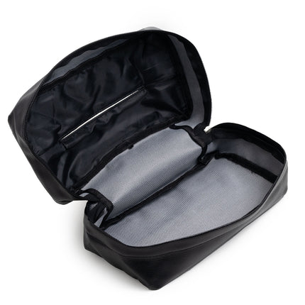 Brown Universal Leather Car Tissue Box Holder - Visor, Armrest & Seat Back Mount.
