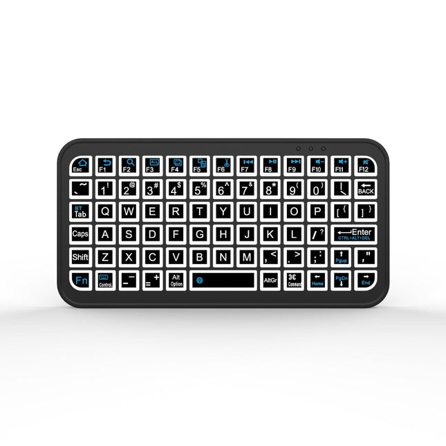 M7 Ultra-Slim Mini Bluetooth Keyboard - Tri-System Portable Wireless Typing for Phone, Tablet & PC.