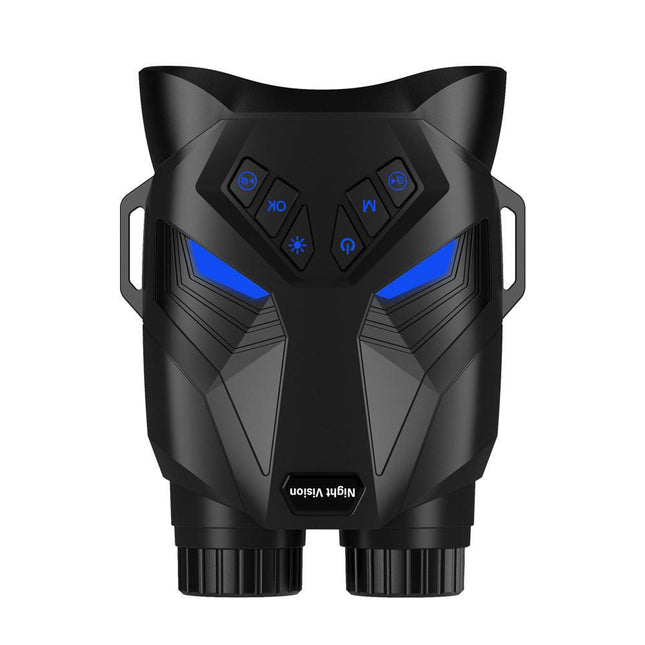 Black 4K Portable Digital Night Vision Binoculars - HD Photo & Video Infrared Scope.