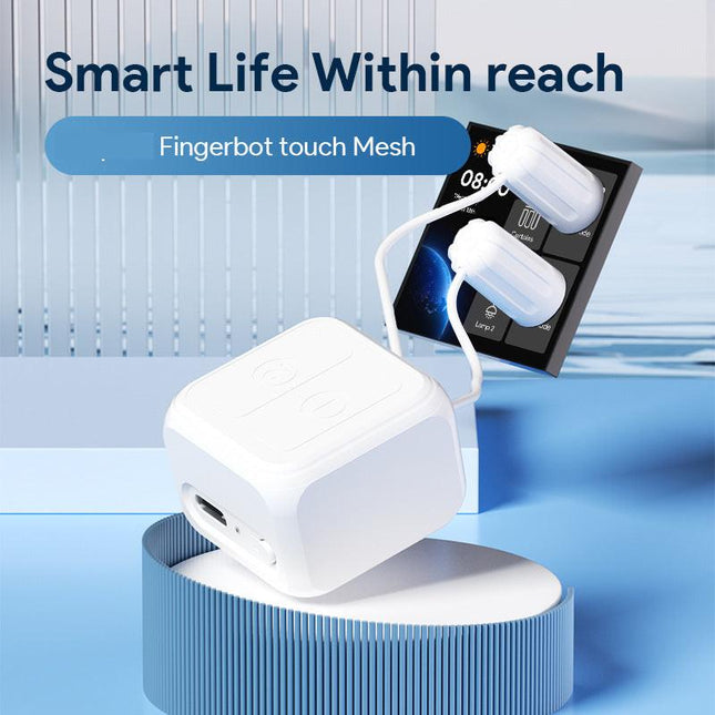 Touchscreen Finger Robot - Dual-Control Bluetooth Smart Screen Clicker with Timer.