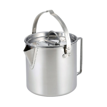 Portable Outdoor Camping Kettle for Coffee, Tea, and Cooking.