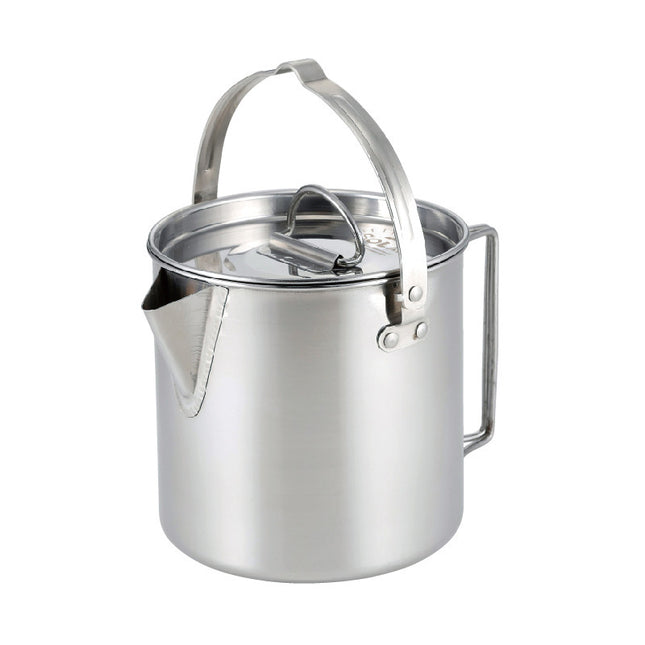 Portable Outdoor Camping Kettle for Coffee, Tea, and Cooking.