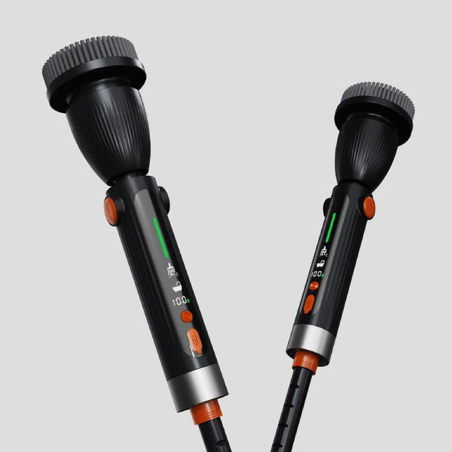 Black Powerful Torque Silent Extendable Smart-Sensing Electric Cleaning Brush.