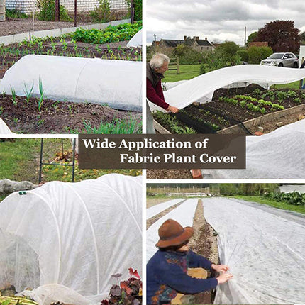 2-Piece Premium Nonwoven Plant Frost Cover - 3x9m.