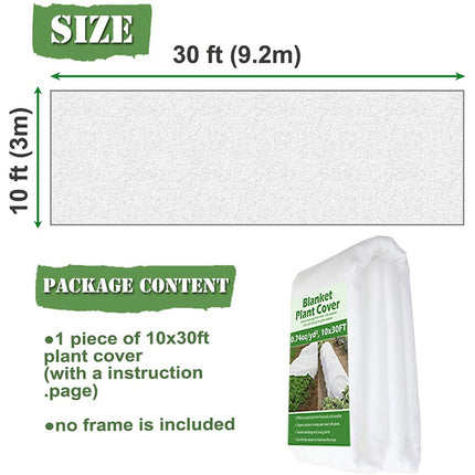 2-Piece Premium Nonwoven Plant Frost Cover - 3x9m.