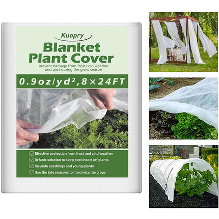 2-Piece Premium Nonwoven Plant Frost Cover - 3x9m.