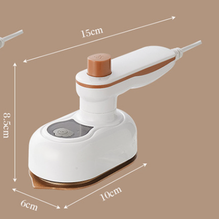 Green Mini Handheld Steam Iron - Portable Garment Steamer.