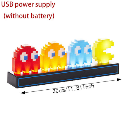 Cute Pac-Man Night Light Set with 3-Level Dimming.