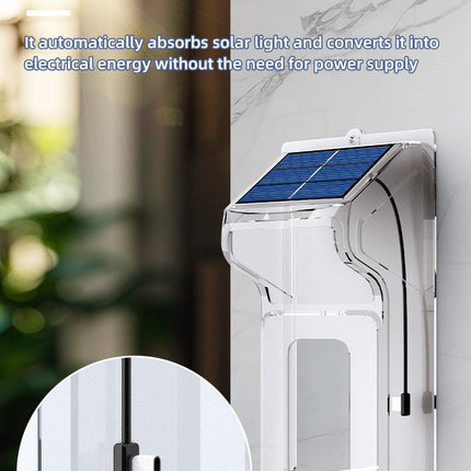 Transparent Rain Cover + Doorbell Combination HD Wireless Video Doorbell with Long-Lasting Battery.