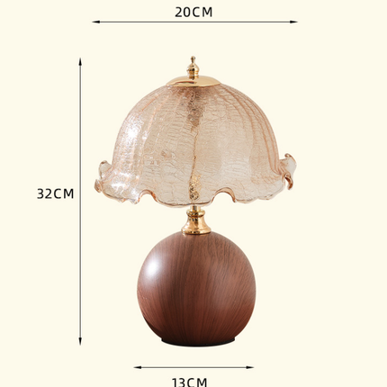 Three-colour Changing Light French-Inspired Bedside Lamp - Modern Minimalist Warm Light.