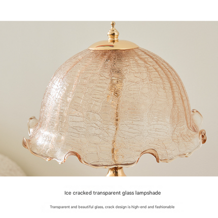 Three-colour Changing Light French-Inspired Bedside Lamp - Modern Minimalist Warm Light.