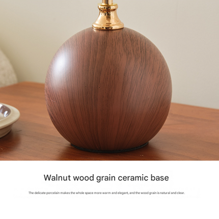 Three-colour Changing Light French-Inspired Bedside Lamp - Modern Minimalist Warm Light.