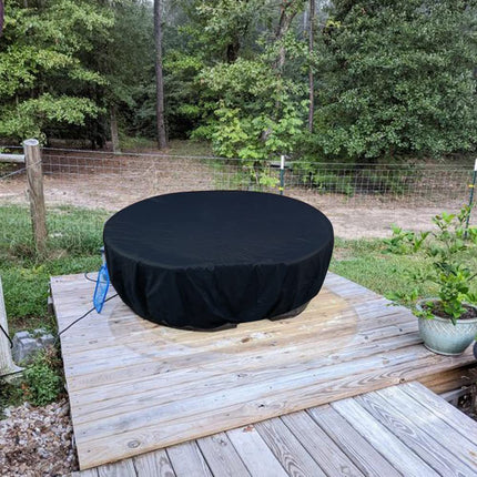 150 Gallons(58'Lx39'Wx25'H) Outdoor Gallon Cover Sun Shade for Patio, Pool, and Water Tanks.